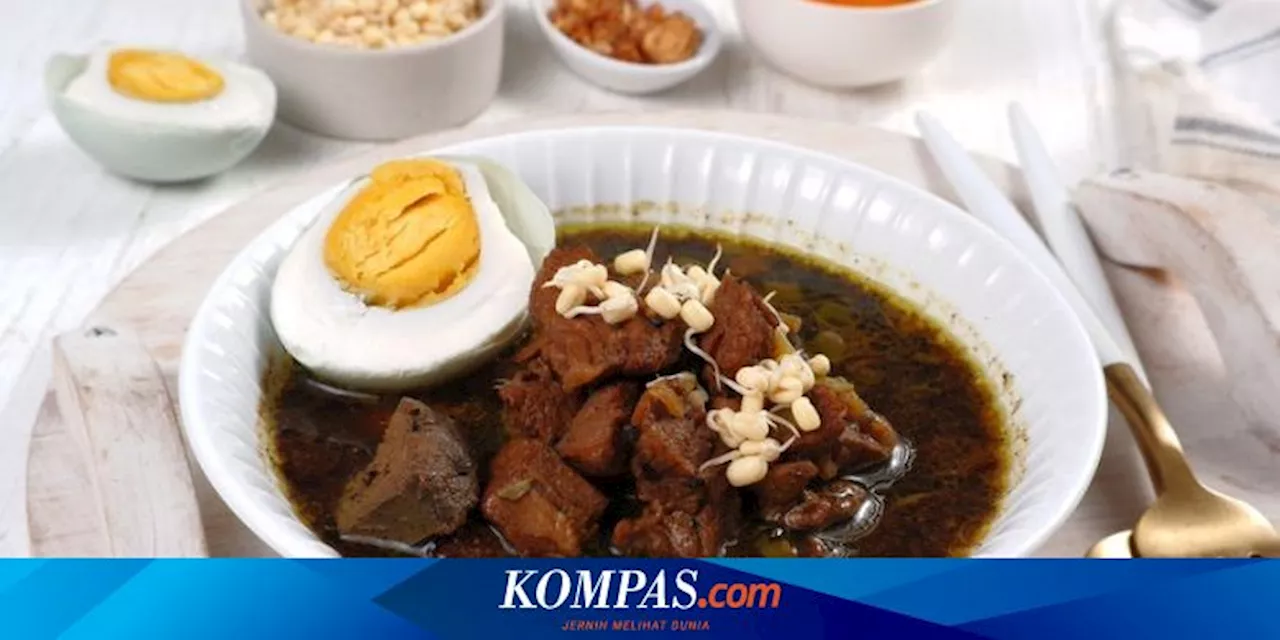 Resep Rawon Daging, Sup Berkuah Hitam Khas Jawa Timur