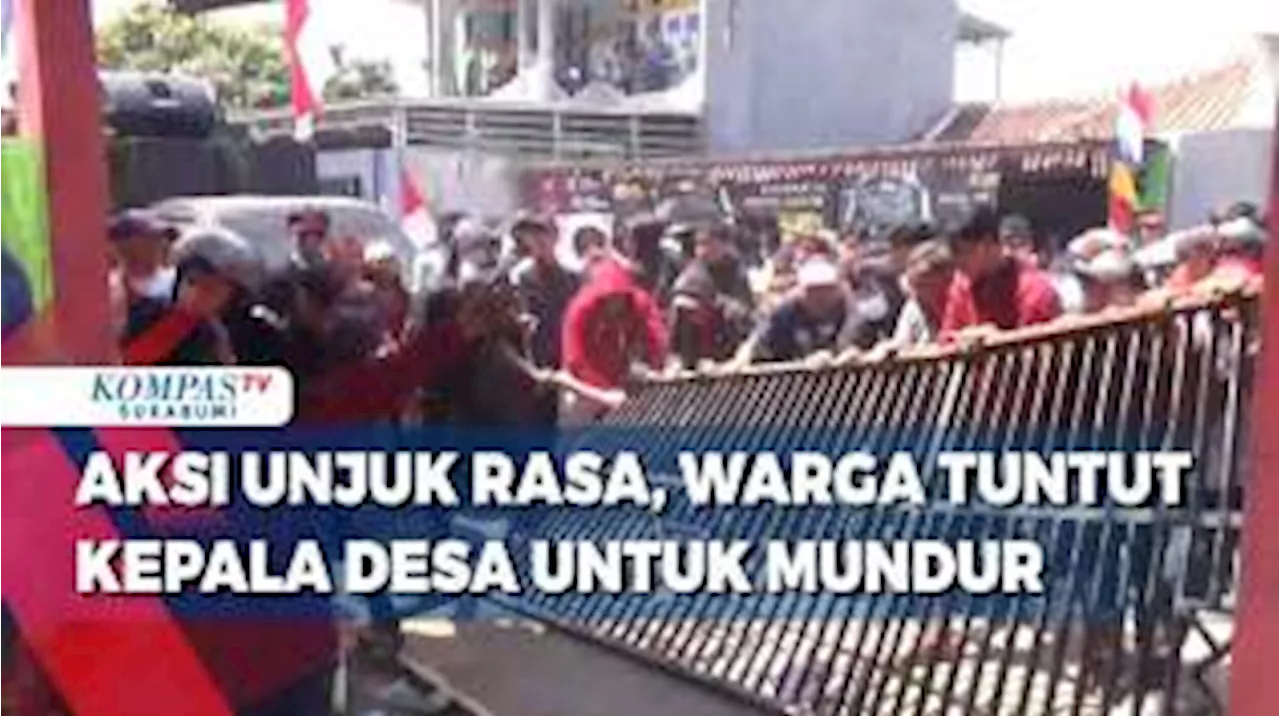 Aksi Unjuk Rasa Ricuh, Warga Tuntut Kepala Desa Untuk Mundur