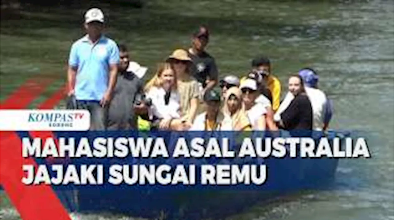 Sekolah Sungai Sorong Bagi Pengalaman Kepada Mahasiswa Asal Australia Tentang Sungai Remu