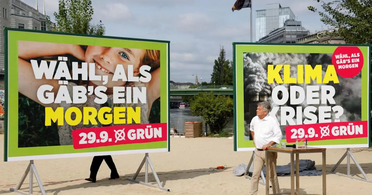 Grüne werben mit 'Bäume oder Beton' um Wähler