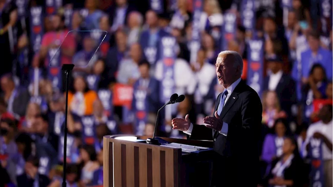 'America, I gave my best to you': Biden passes torch to Harris as party moves on