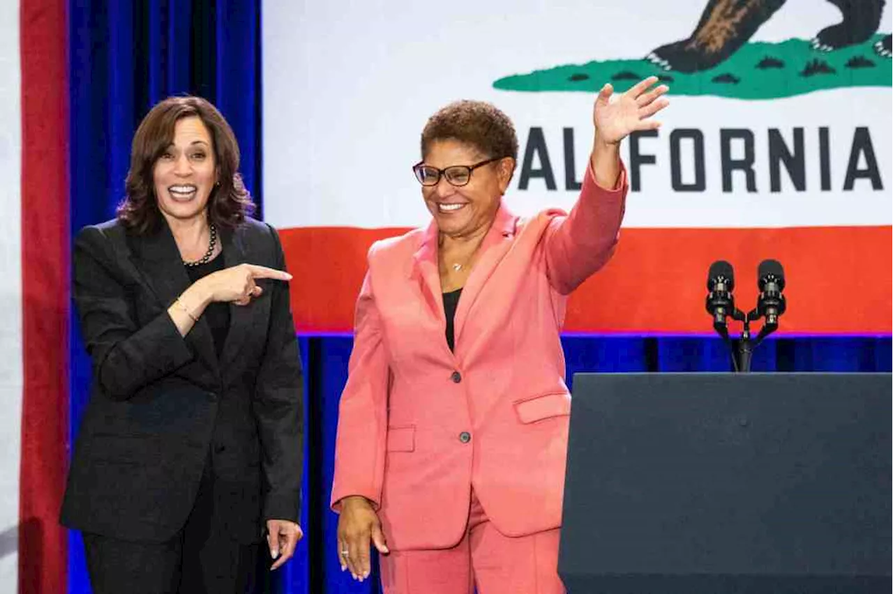 ‘You can feel her fearlessness’: Mayor Bass rallies for Kamala Harris at DNC