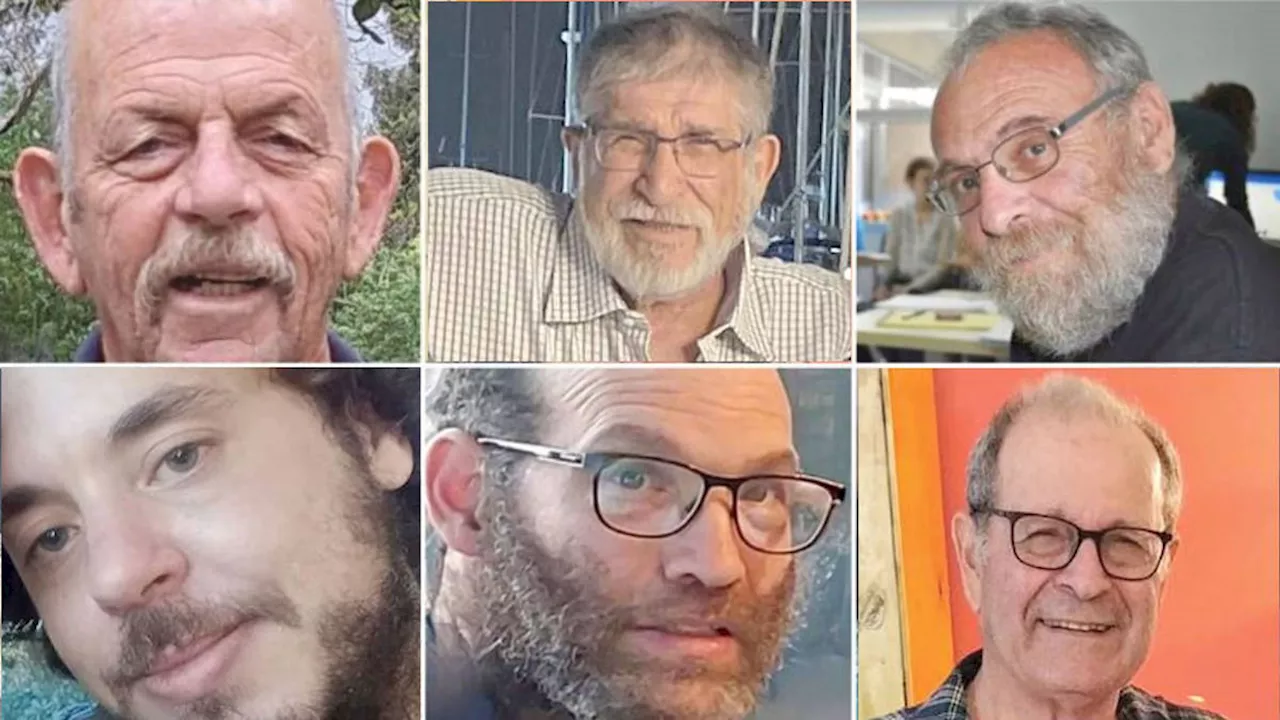 Six bodies of hostages recovered from Gaza, Israeli military confirms