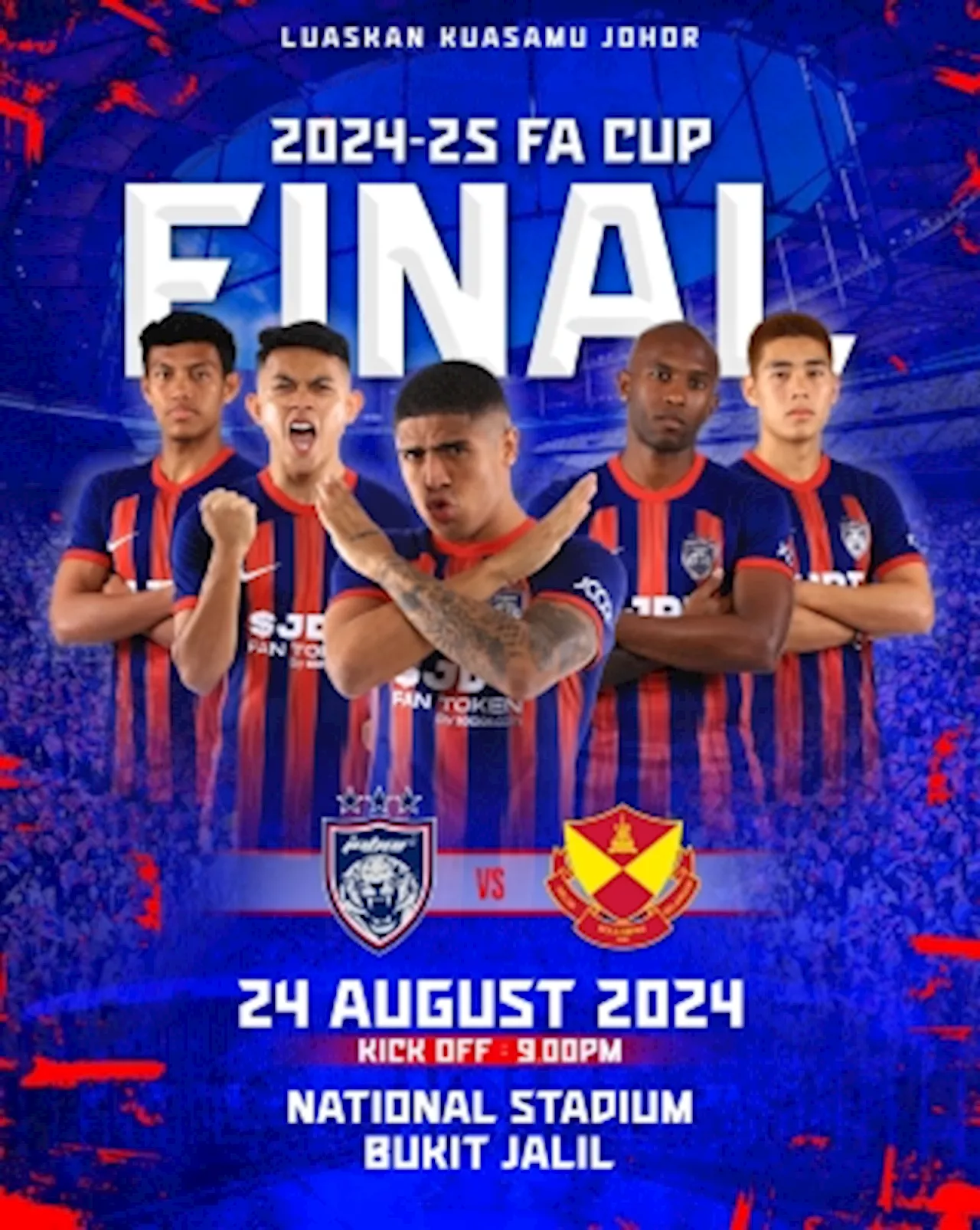 Johor declares Aug 25 holiday as state football team to face off against Selangor in FA Cup final the day before