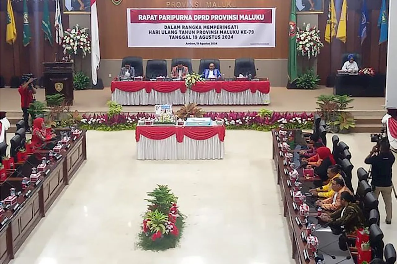 DPRD Gelar Rapat Paripurna Istimewa Peringati HUT ke-79 Provinsi Maluku