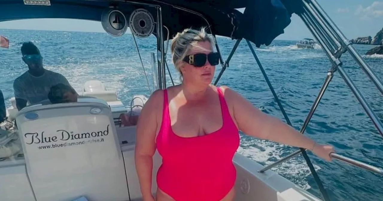 Gemma Collins 'shaken' after surviving storm that sunk superyacht in Sicily