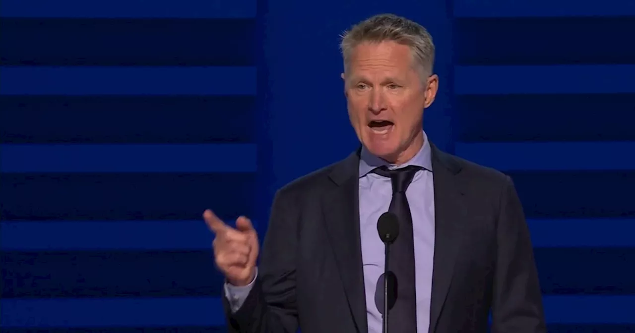 NBA coach Steve Kerr at DNC: 'Leaders must display dignity'