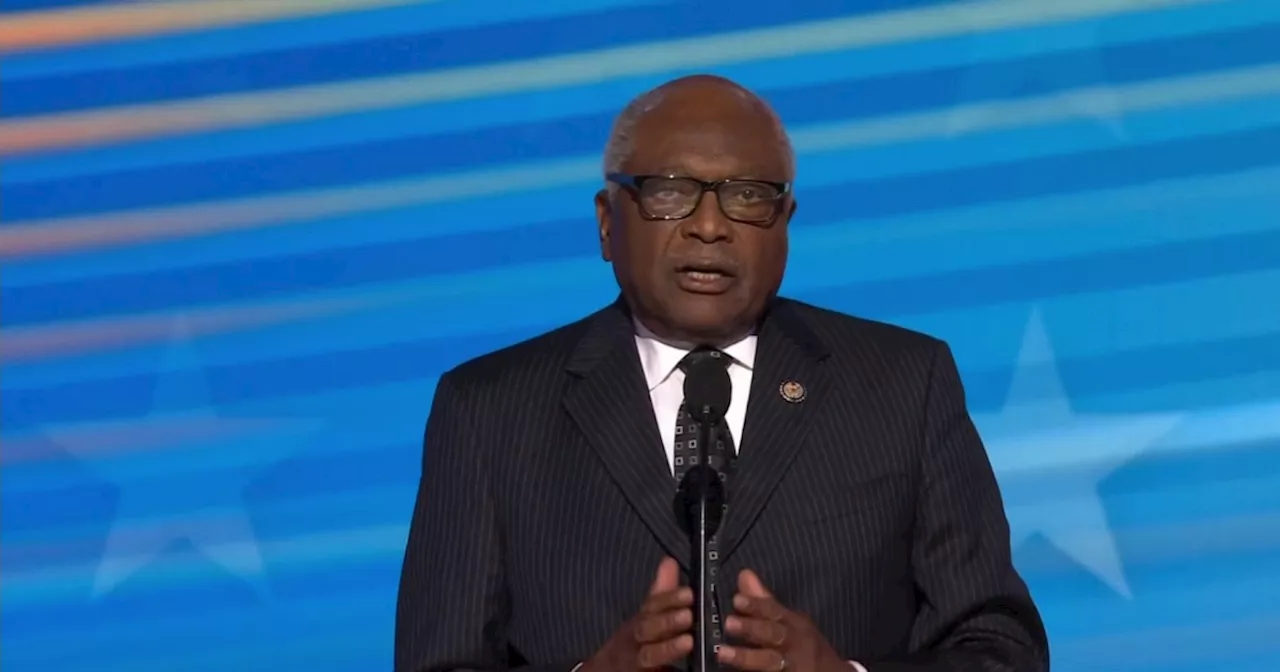 Rep. Jim Clyburn praises Biden and Harris administration at DNC