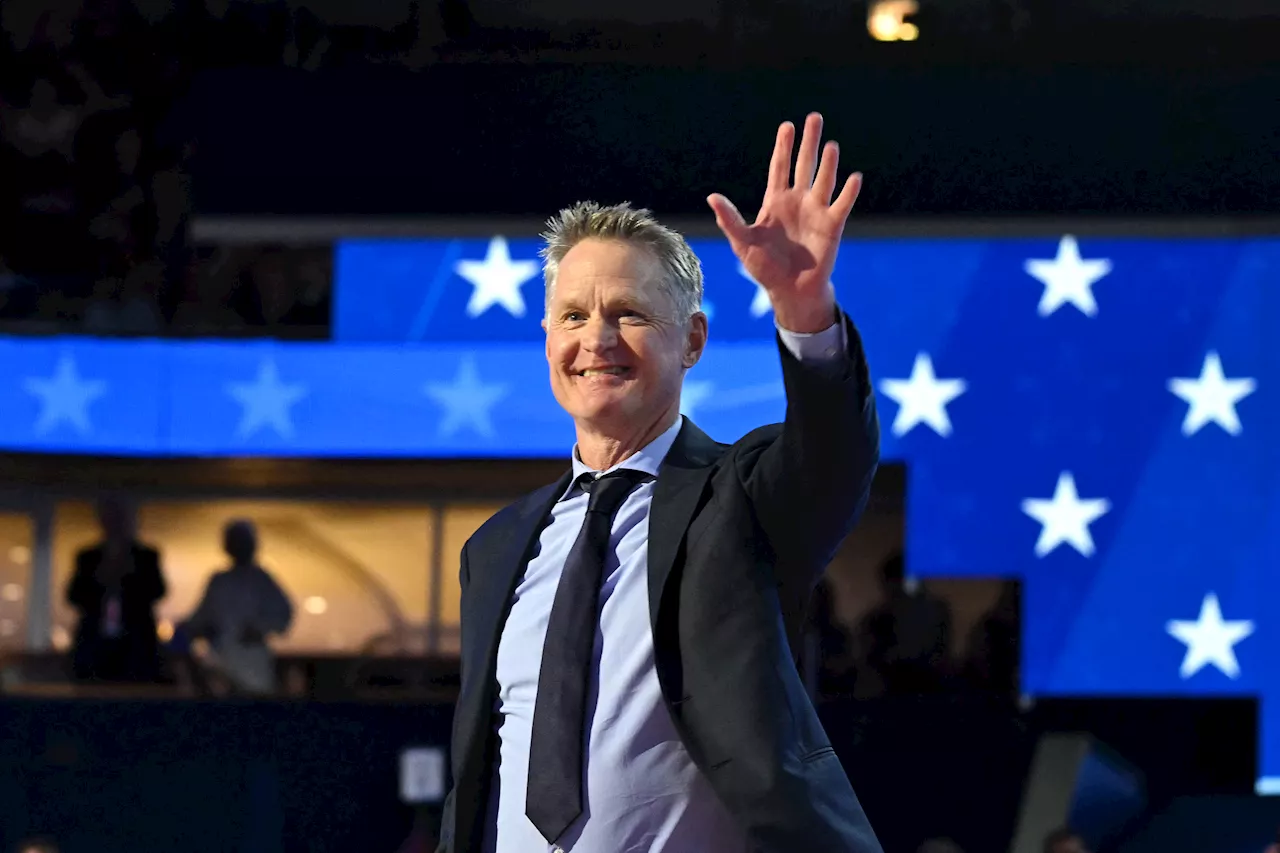 Ex-Chicago Bulls star Steve Kerr says ‘night, night' to Trump at DNC