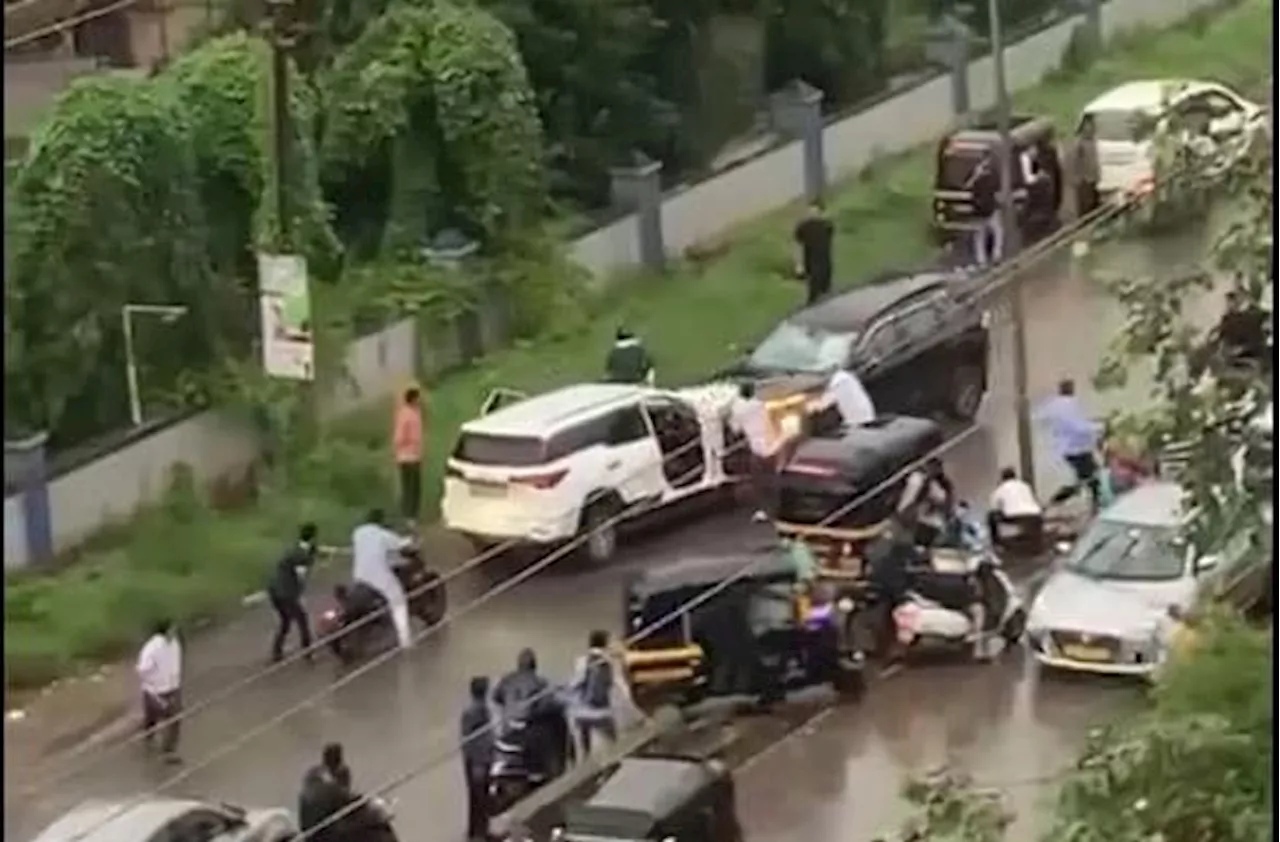 VIRAL VIDEO: गुस्साए बेटे ने SUV से परिवार के सदस्य को 1 मीटर तक घसीटा, फिर पिता की कार को सामने से मार दी टक्कर