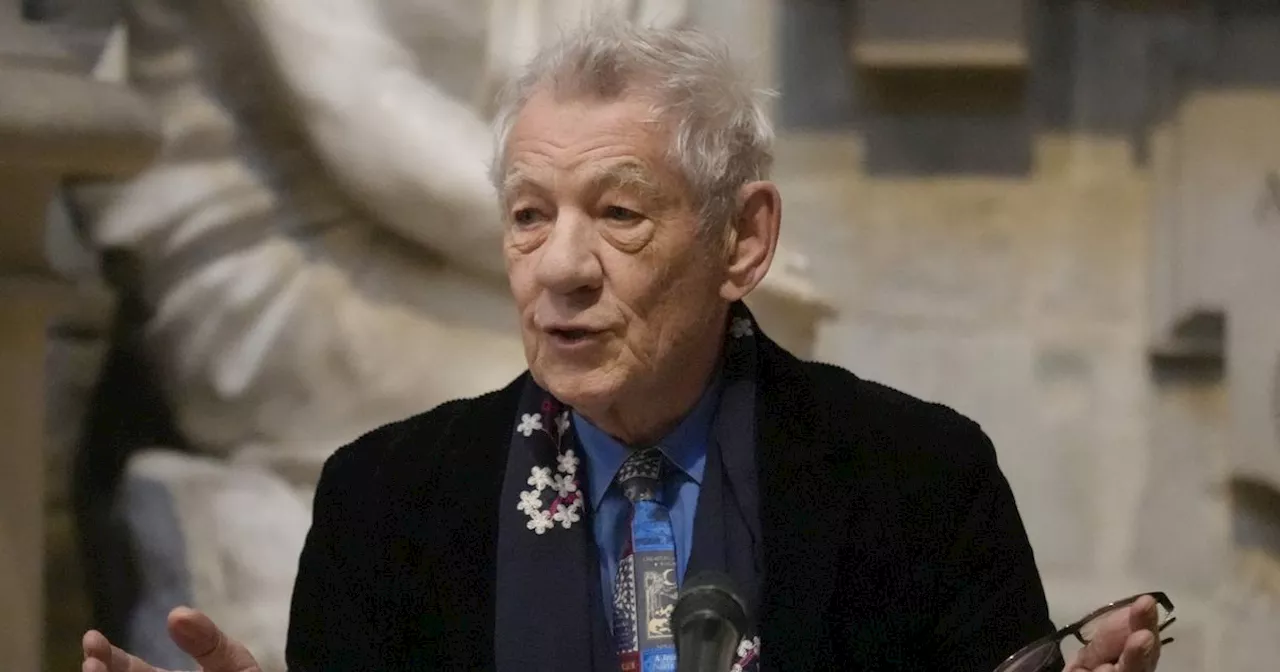 Ian McKellen's fat suit 'saved him' during horror stage fall