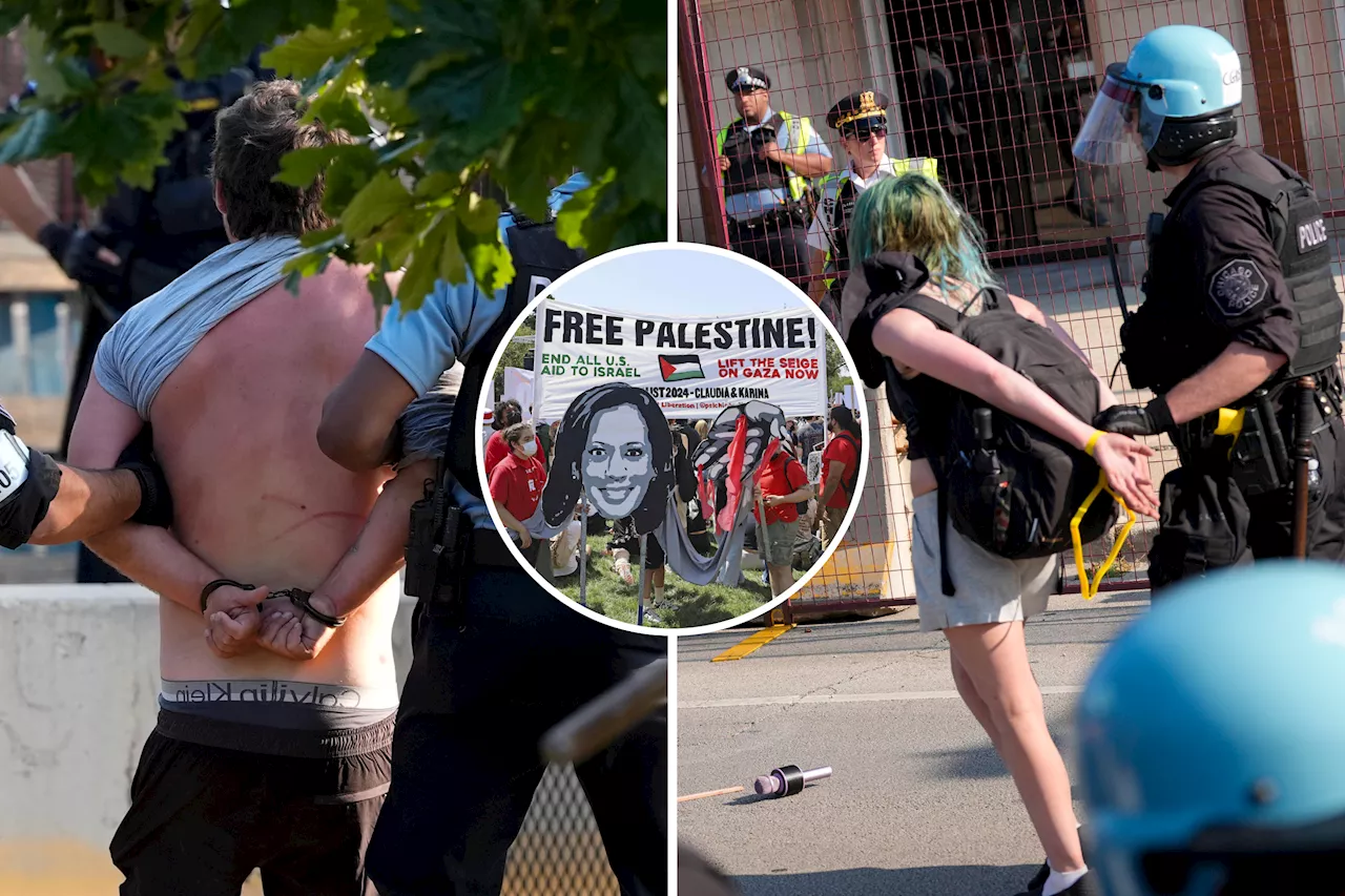 DNC Arrests Update: Pepper-Spraying Protesters Try Breaching Barriers