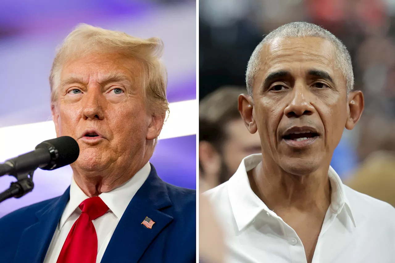 Trump Offers Rare Praise of Obamas Ahead of DNC Speeches