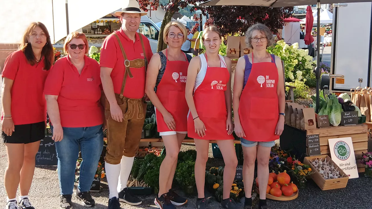 Bauernmarkt-Besucher trotzten der Hitze