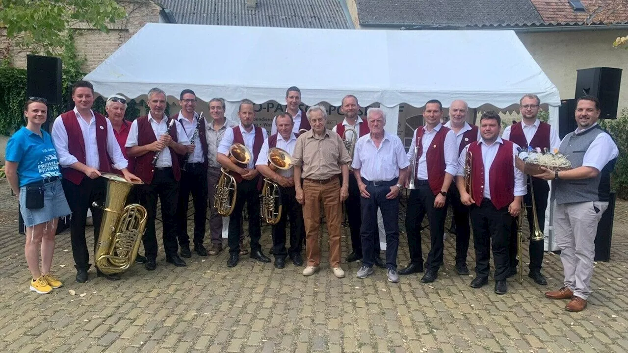 Die Weinhauerkapelle ist bei fast jedem Fest im Ort dabei