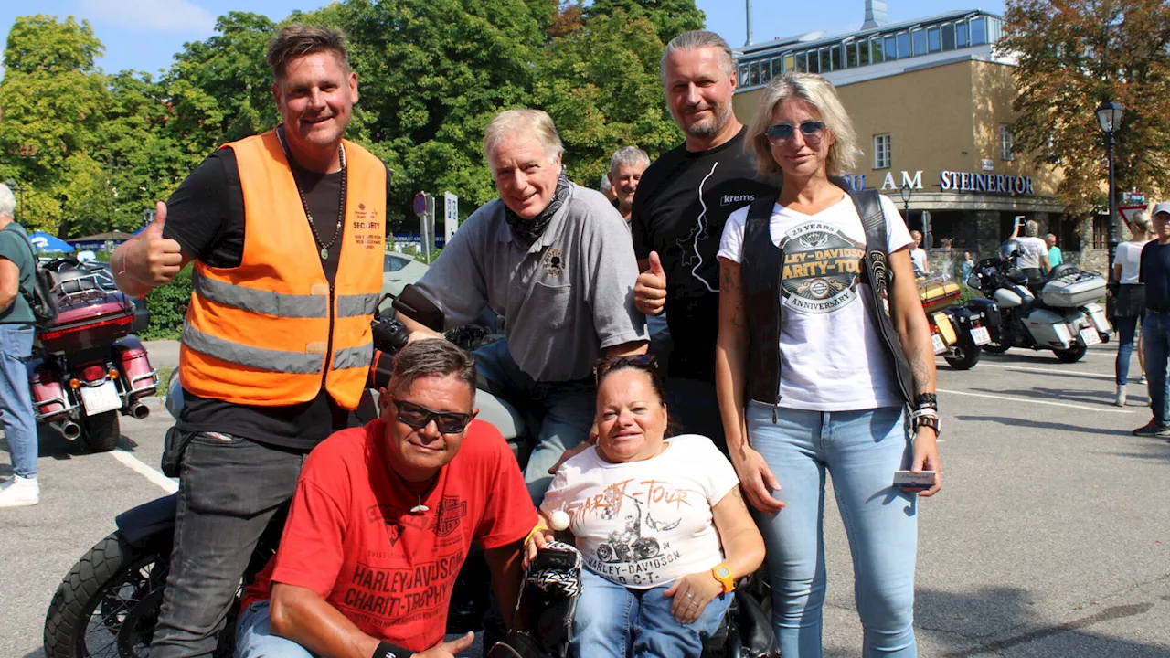 Finale in Krems: 180 Harleys nahmen Südtirolerplatz in Beschlag