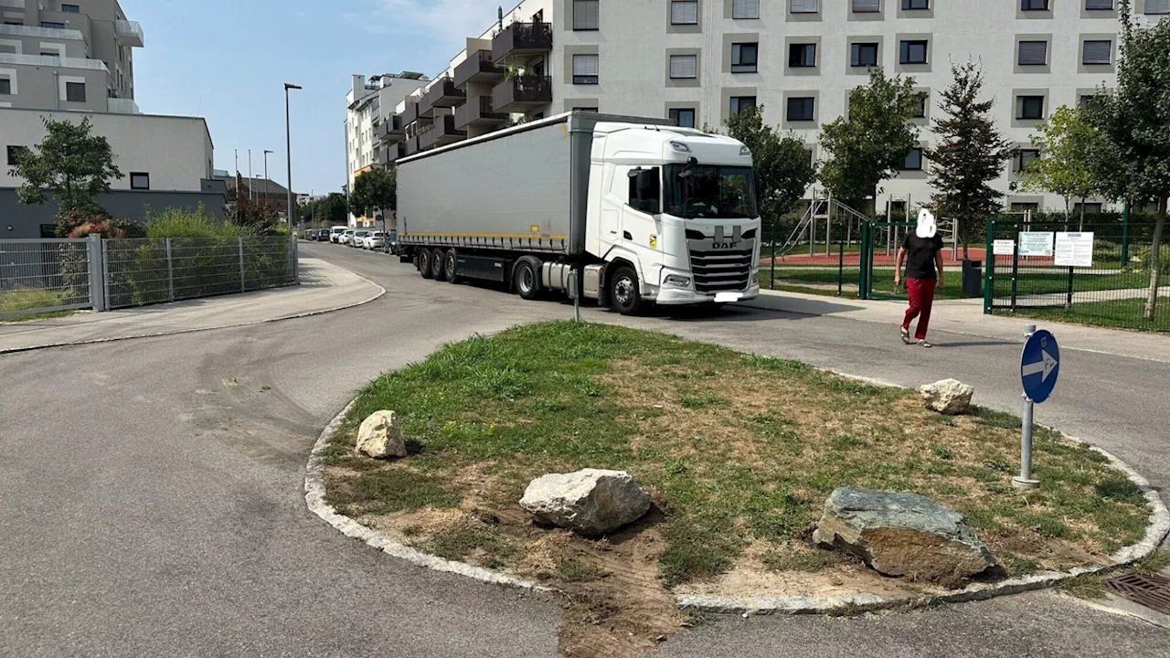 Schwechater half verirrtem Lkw-Fahrer aus Sackgasse