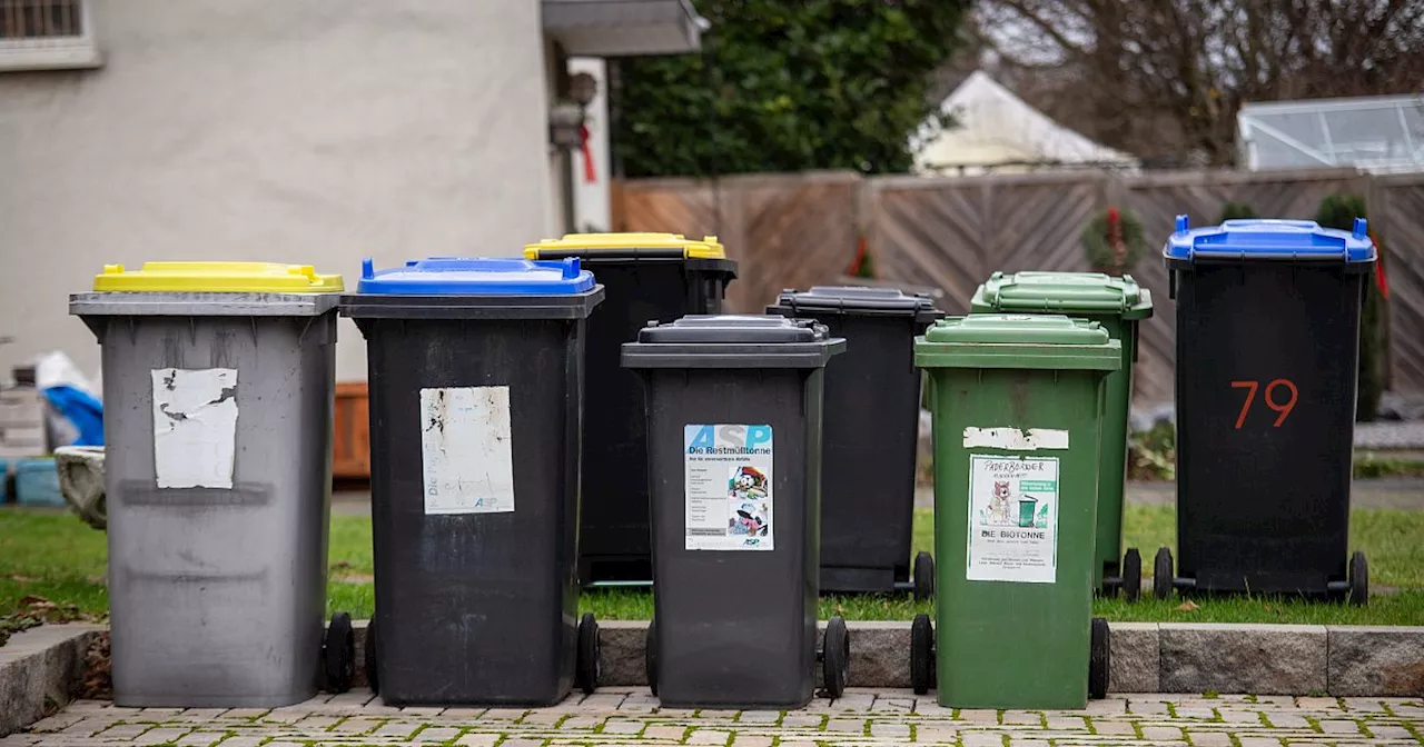 An diesen Tagen sollen die Paderborner künftig ihre Mülltonnen an die Straße stellen