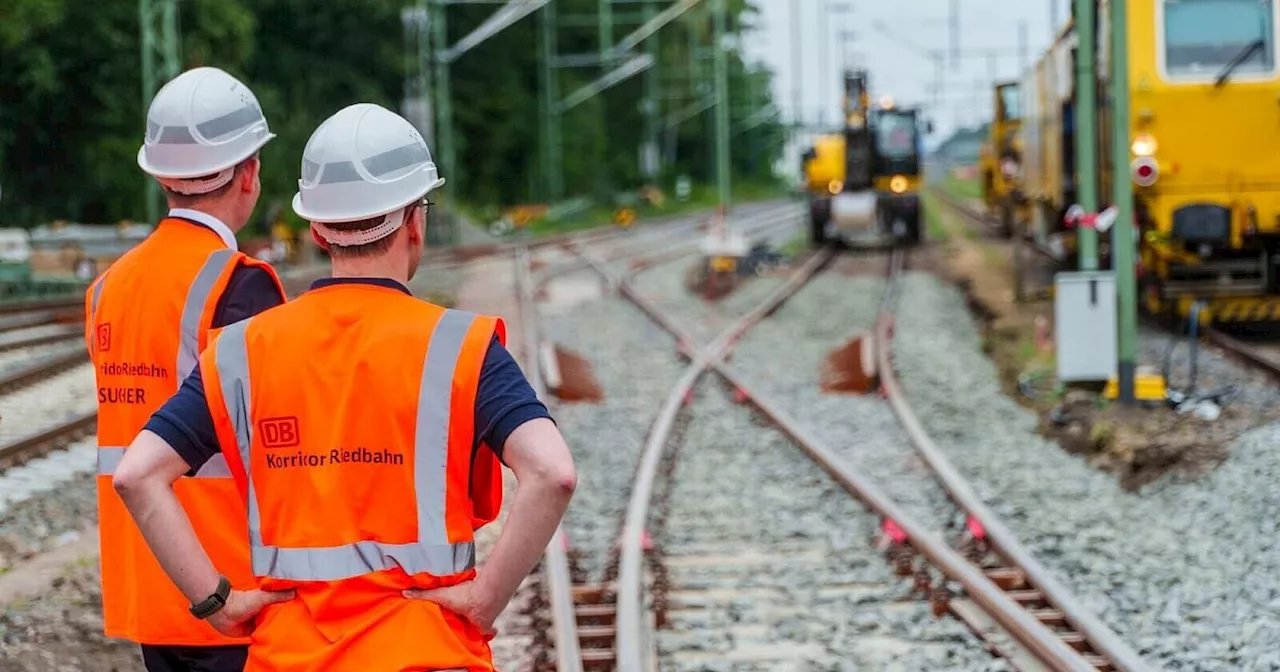 Erste Generalsanierung laut Bahn im Zeitplan