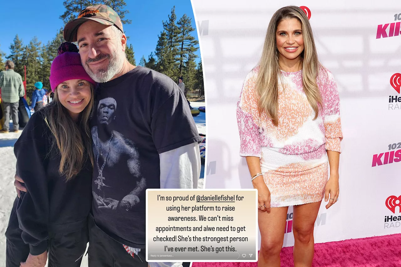 'Boy Meets World' star Danielle Fishel's husband Jensen Karp reacts to her breast cancer diagnosis