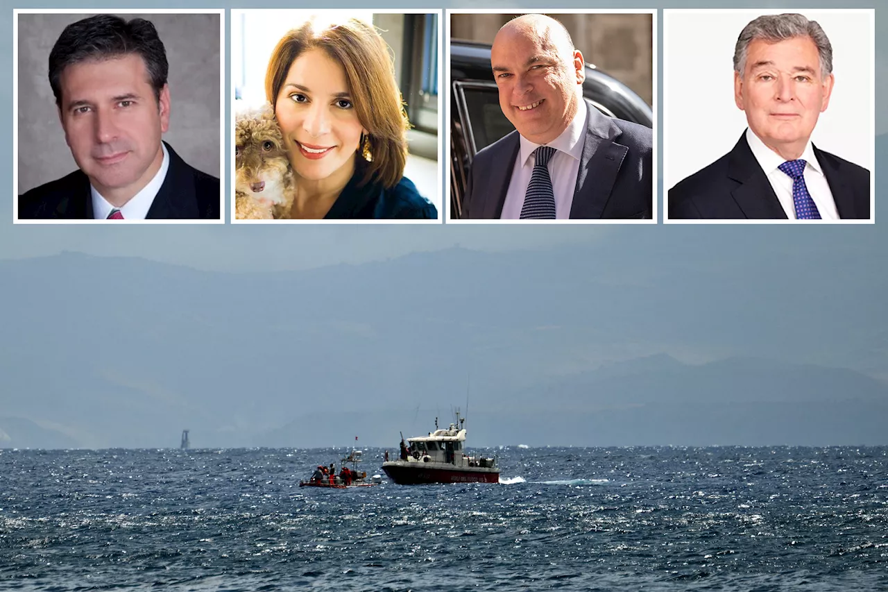 The 6 people still missing after lavish yacht Bayesian sank off Italy