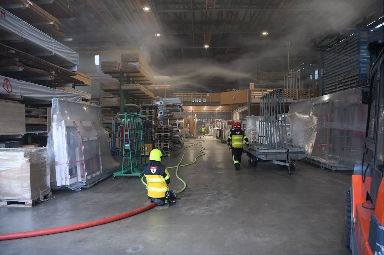 Herisau AR: Brand in Produktionsbetrieb