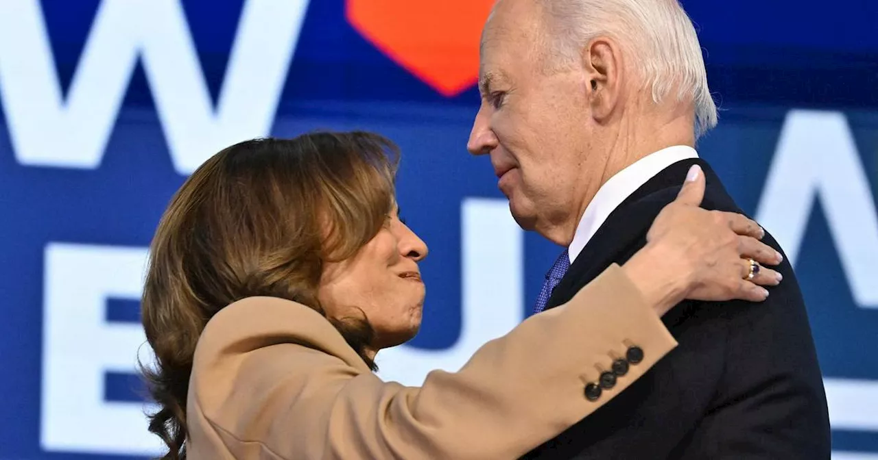 Parteitag US-Demokraten: Joe Biden übergibt Fackel an Kamala Harris