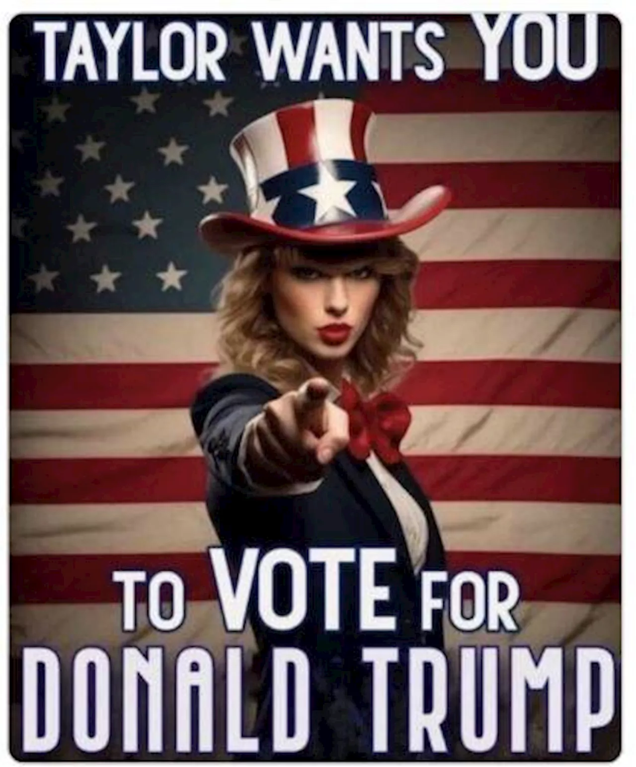 Trump nutzt gefälschte Taylor Swift Fotos für Wahlkampf