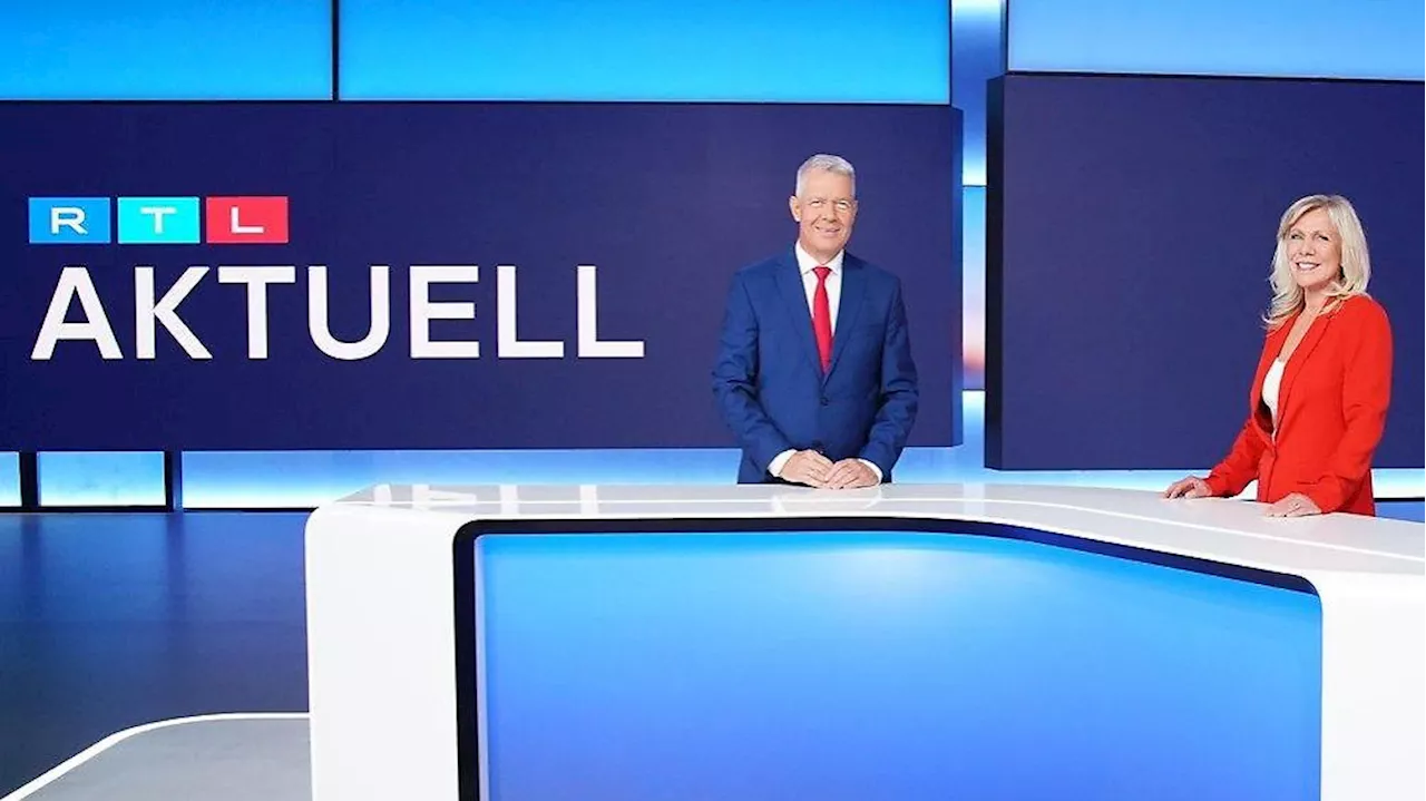 Peter Kloeppel und Ulrike von der Groeben moderieren RTL Aktuell diese Woche zum letzten Mal