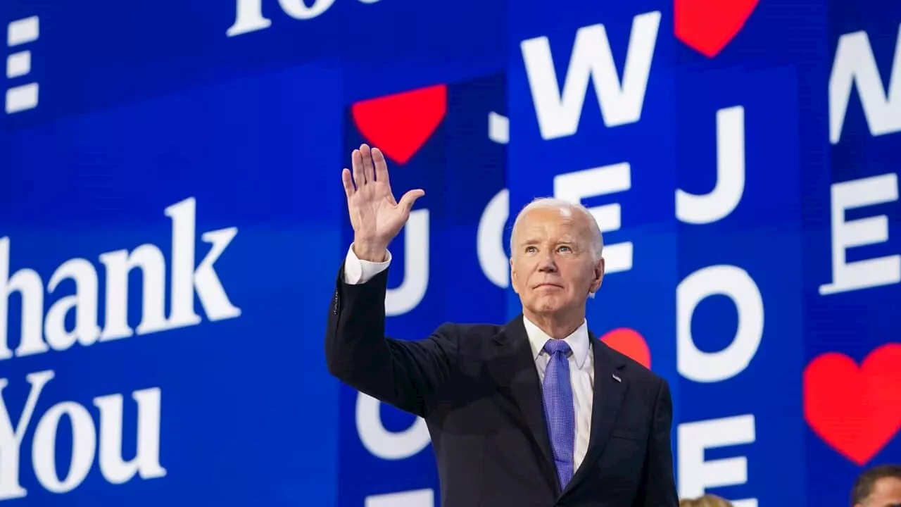 'I gave my best to you': Biden passes the torch to Harris in emotional farewell speech