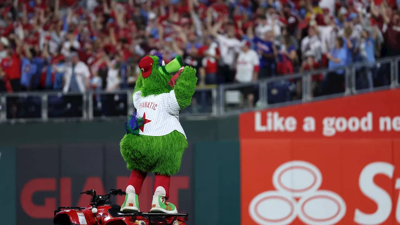 Phillies' Phanatic Loses Top Spot in Mascot Rankings Against Who?