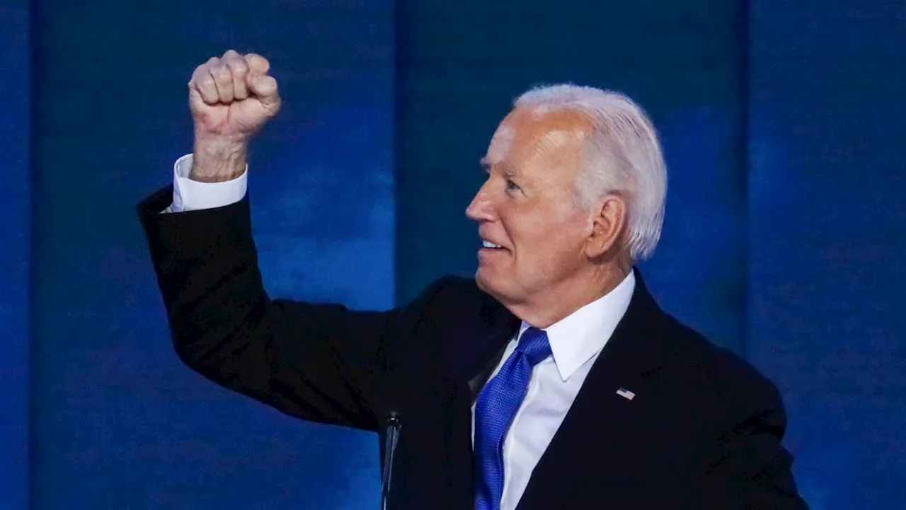 Joe Biden: Democrats say goodbye as emotional president takes his leave at national convention