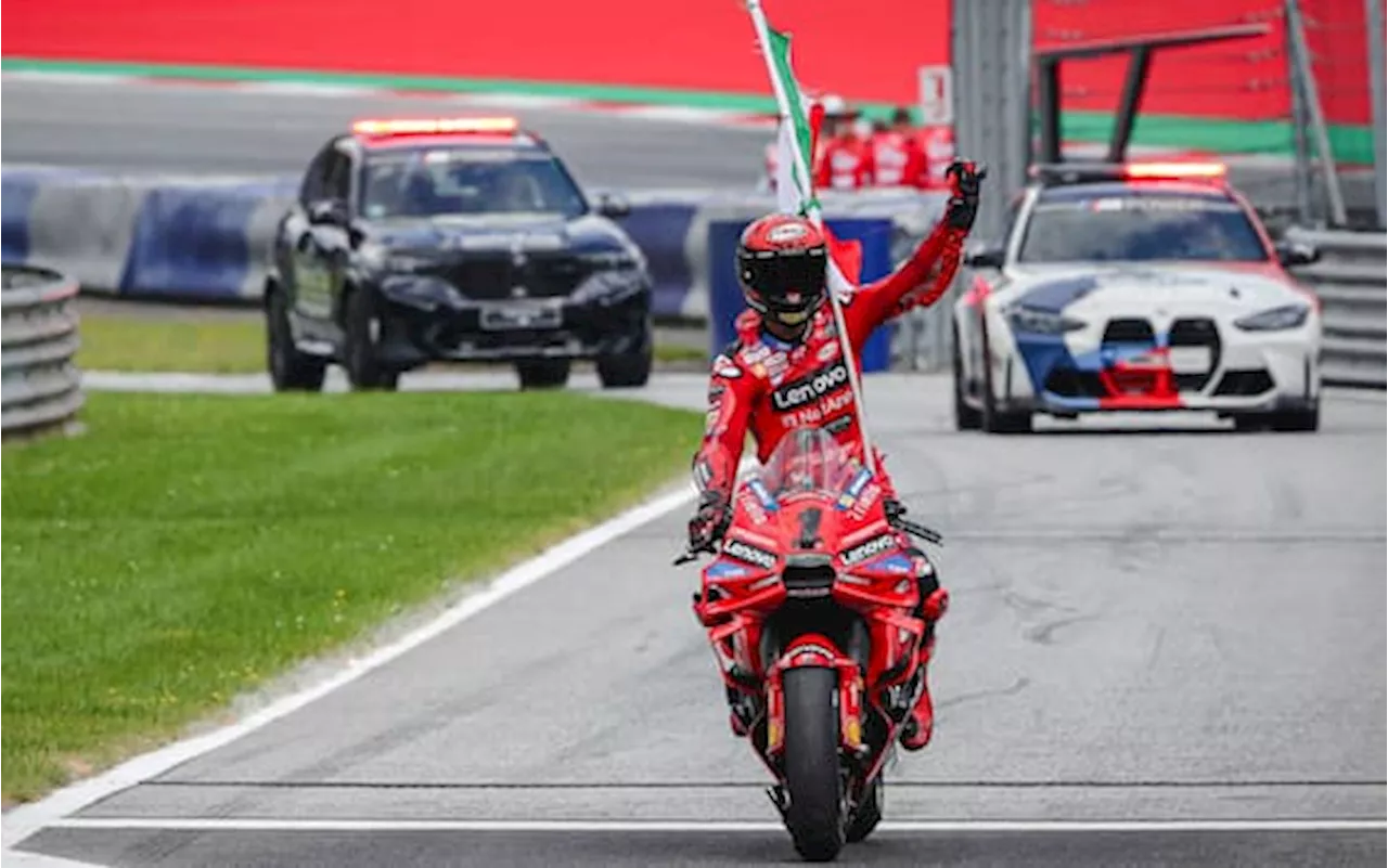 MotoGP in Austria: Ducati come Suzuki, 97 vittorie in top-class