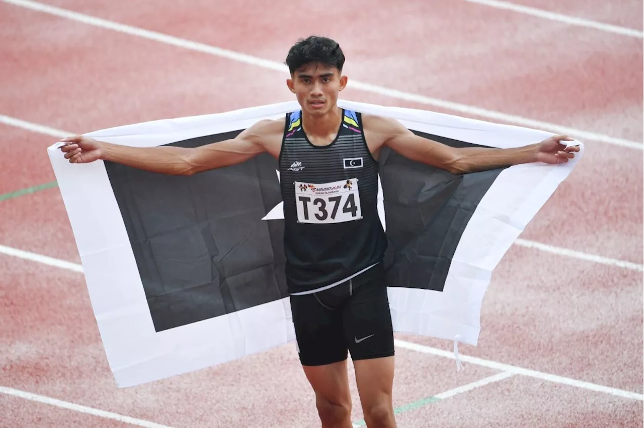 Slight drizzle fails to stop Armin, Yee Teng from winning 110m hurdles