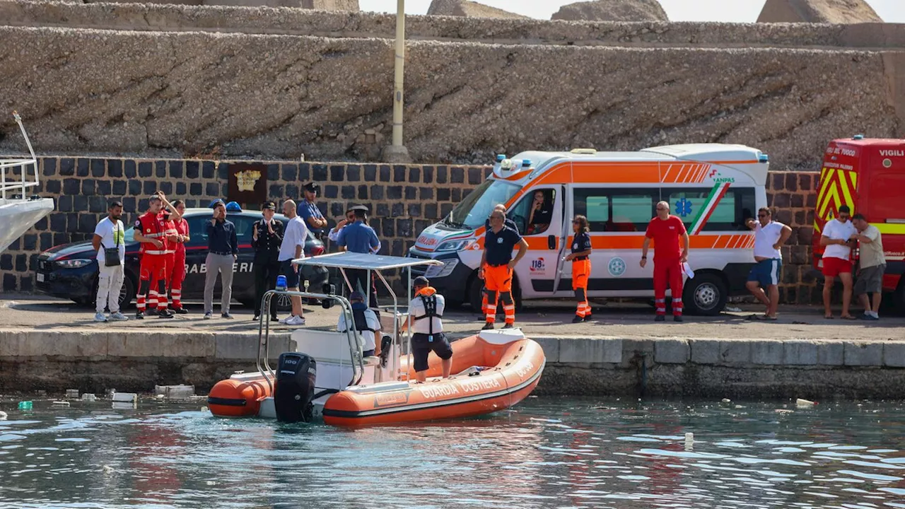 Sizilien: Spezialisten tauchen nach sechs Leichen aus gesunkener Jacht