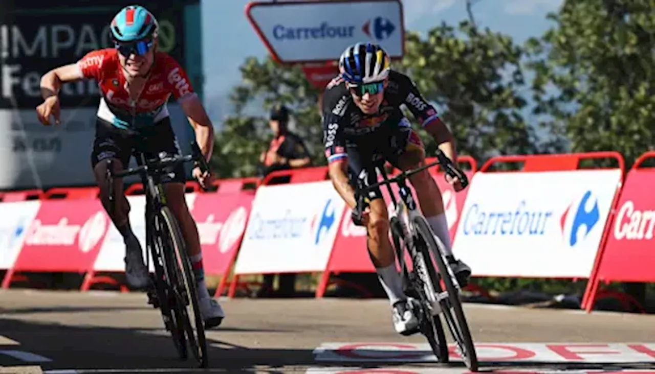 Roglic powers into Vuelta lead with stage four win