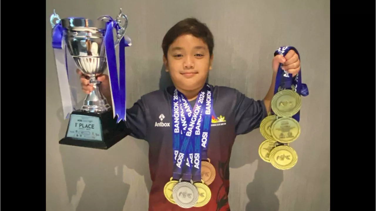 Mikee Mojdeh captures 7 golds in Thailand