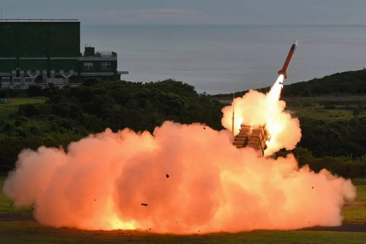 Taiwan conducts missile drills at sensitive test site