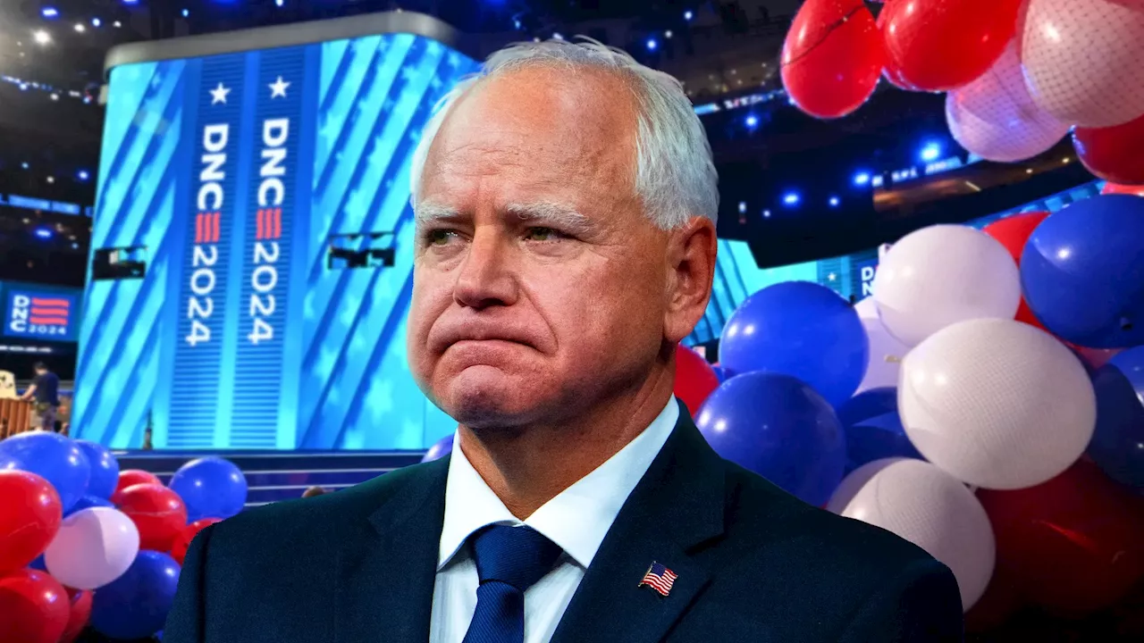 Increasingly Concerned Tim Walz Asks DNC Volunteer Where Giant Corn Dog Stand Is