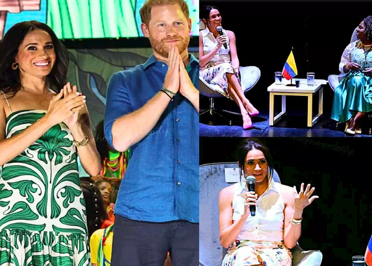 Harry and Meghan end Colombian tour with empowerment event