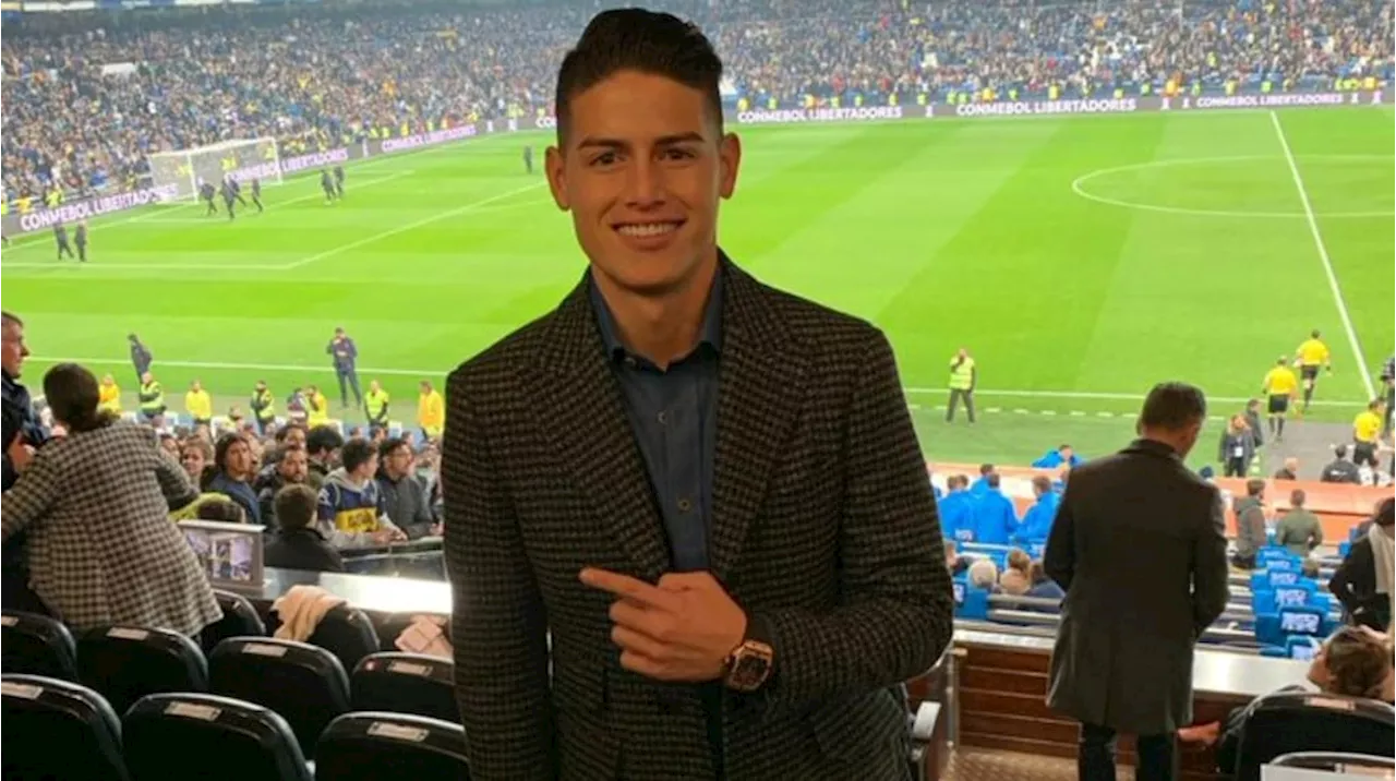 El guiño de James Rodríguez a River en redes sociales que entusiasma a los hinchas