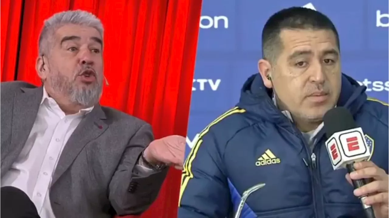 Juan Román Riquelme se enojó con el Chavo Fucks y se fue de un móvil en vivo: “A mí no me reta ni mi viejo”