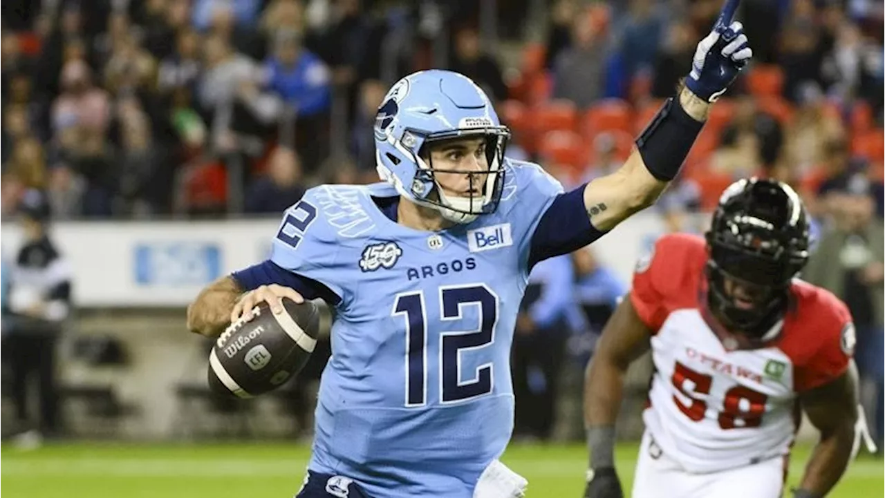 Kelly to start for Argonauts in Week 12 against Roughriders