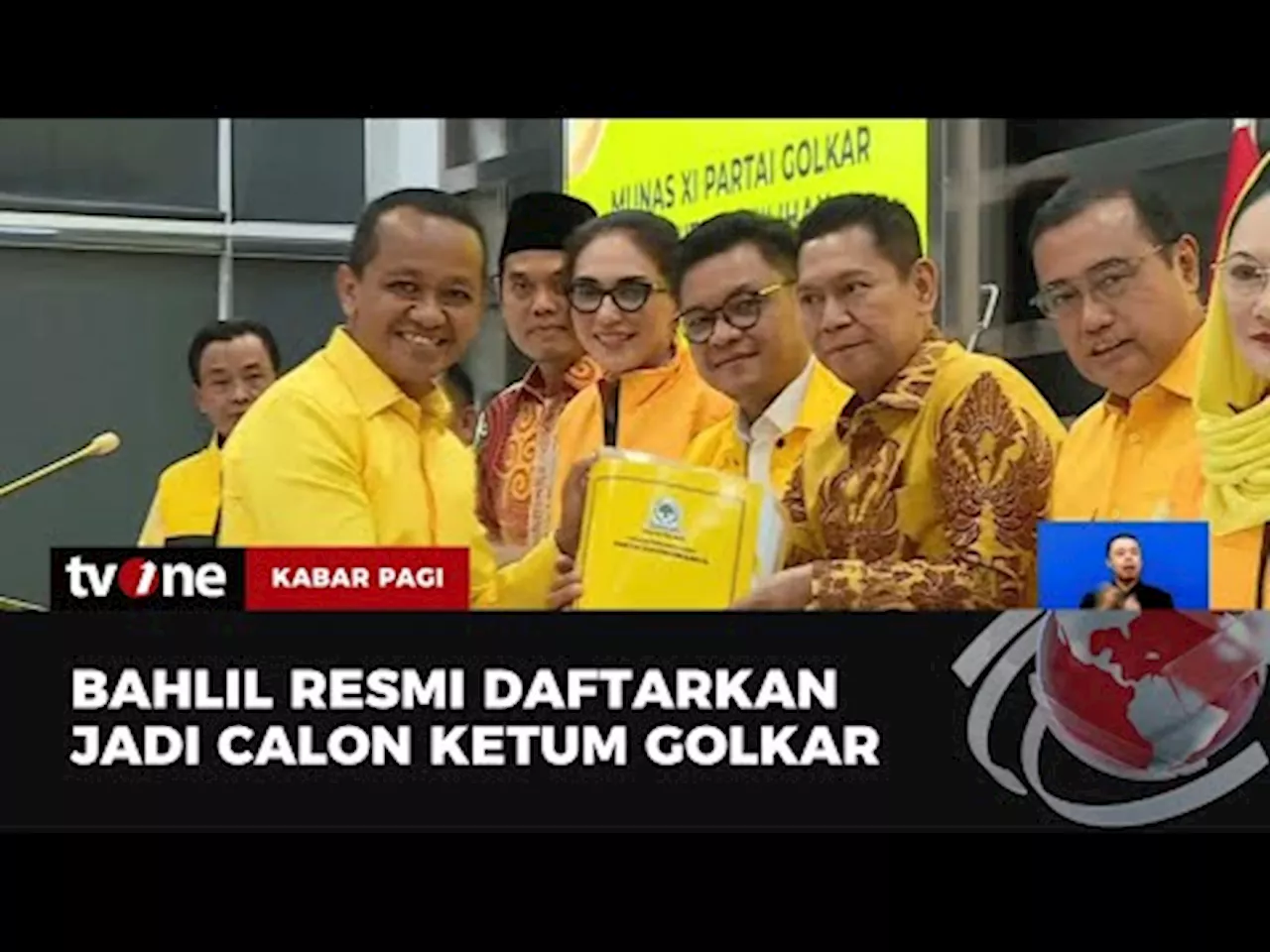 Bahlil Resmi Mendaftar Sebagai Calon Ketua Umum Partai Golkar