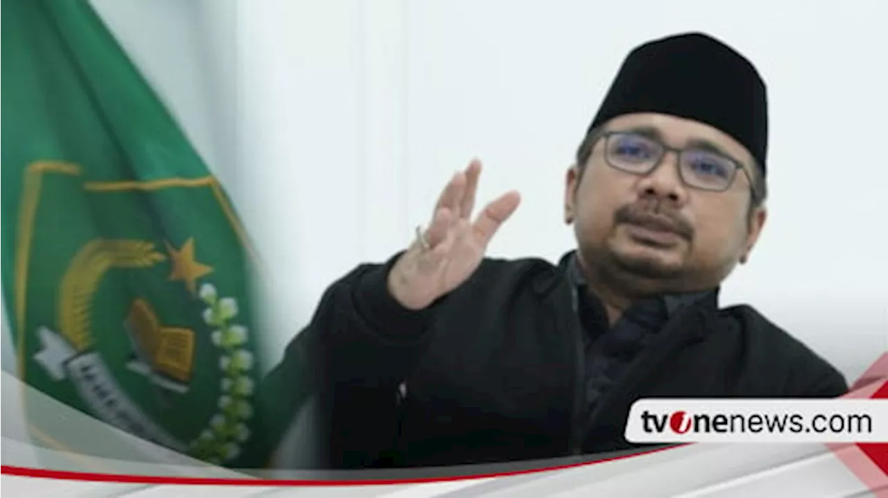 PKB Pecat Yaqut Cholil Qoumas Jelang Muktamar, Ini yang Dikatakan Menteri Agama