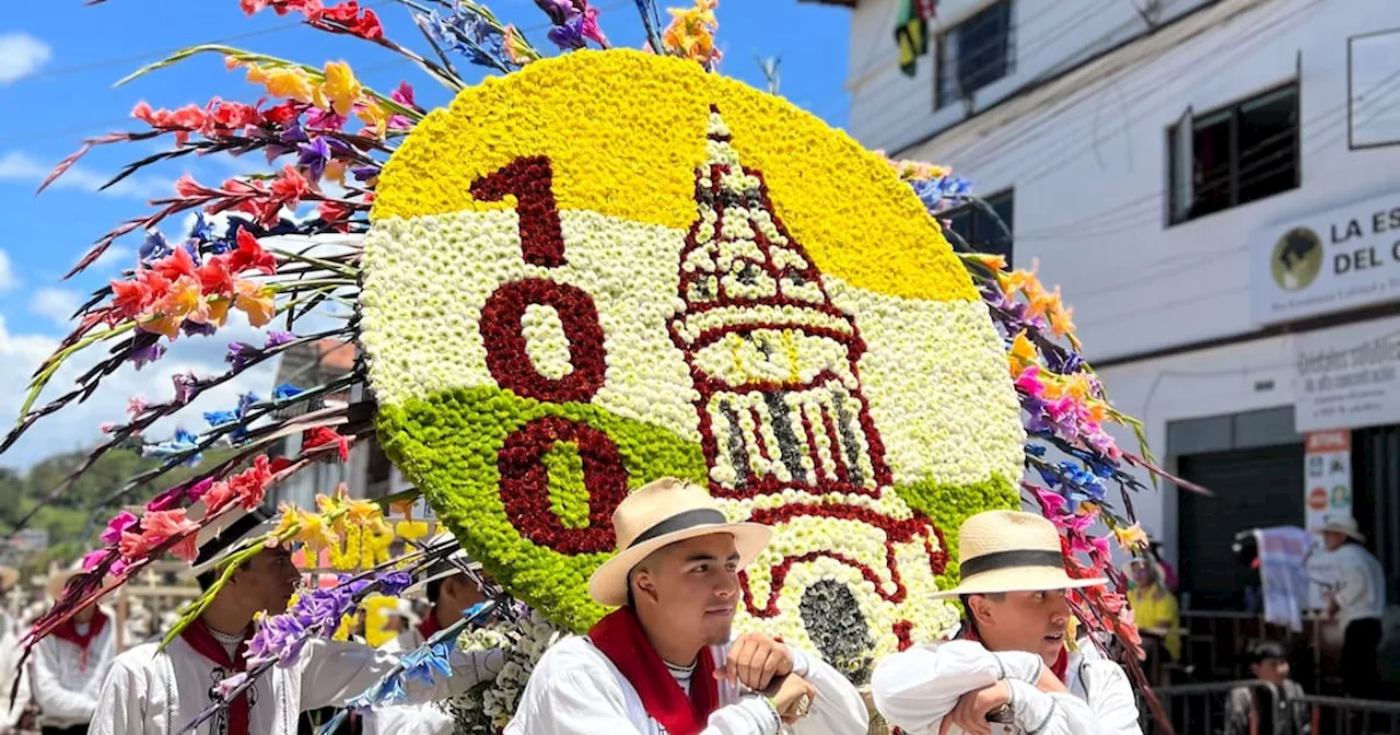 Desfile de flores en Vélez: tradición que perdura en las familias de Santander