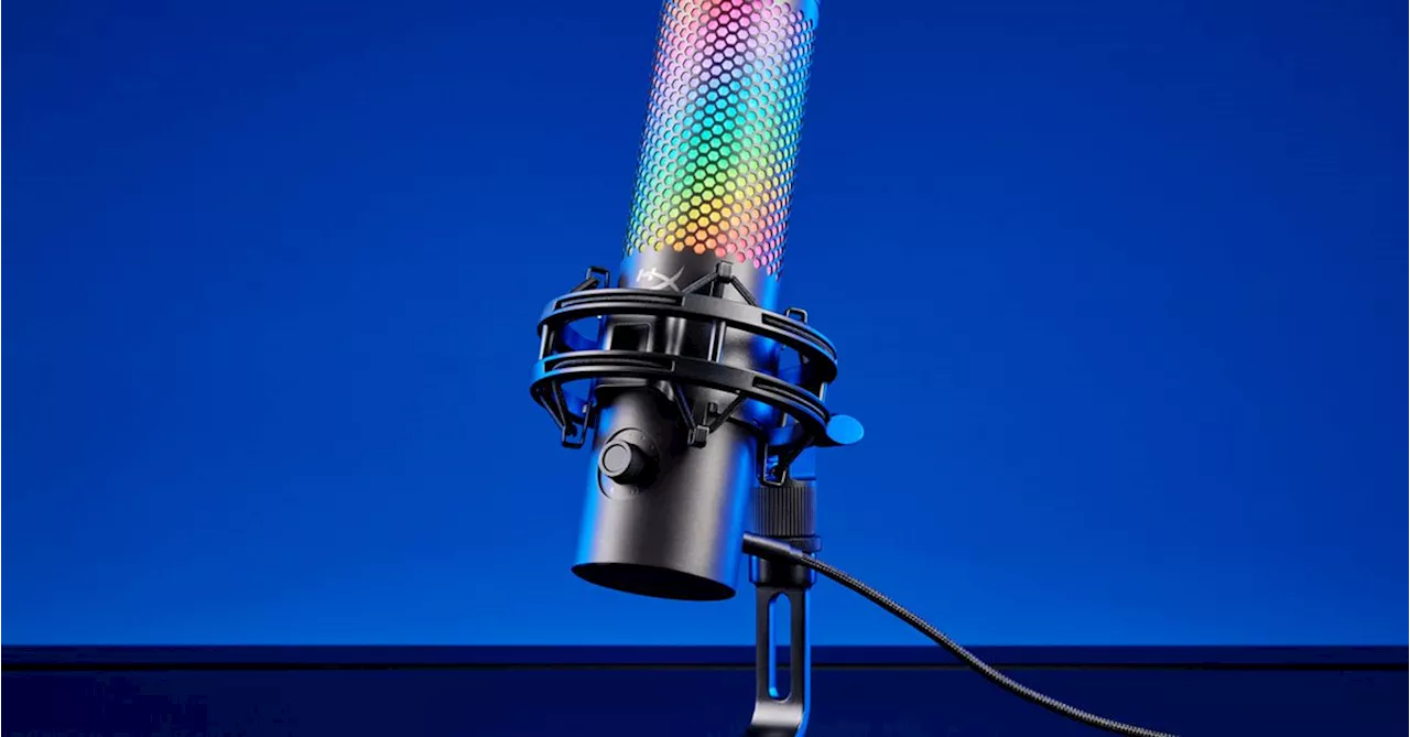 HyperX’s new microphone has better sound to go with its RGB LEDs