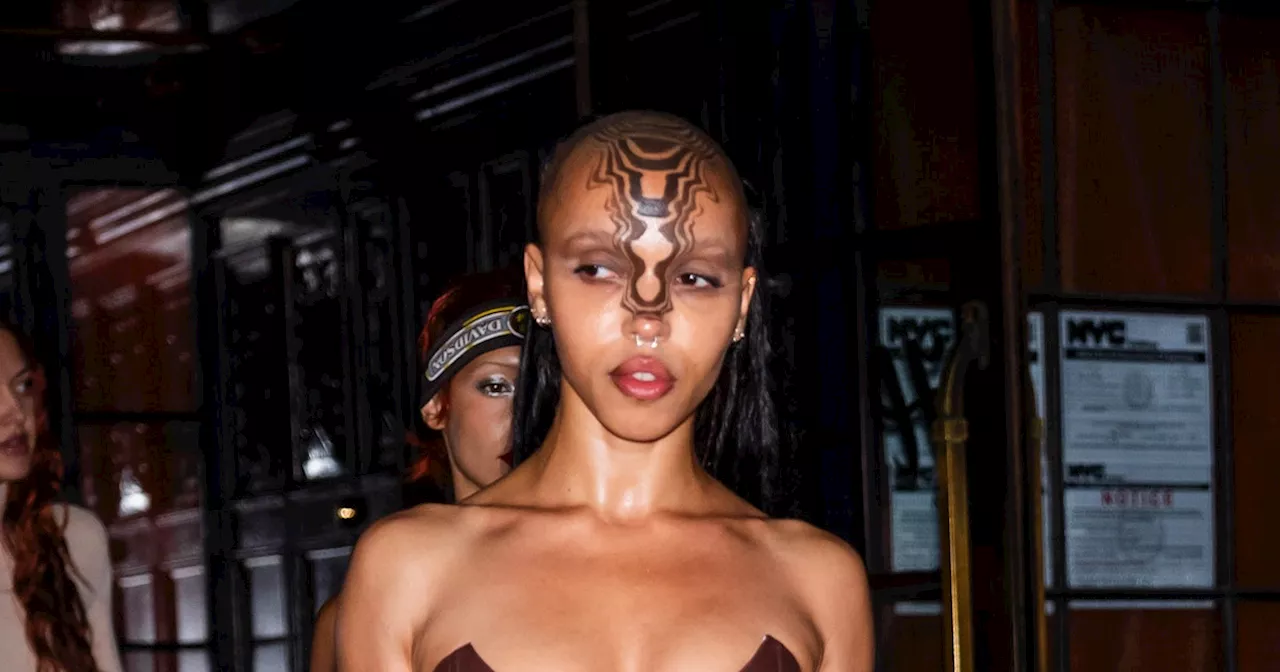 FKA Twigs Makes a Statement With a Purse Made Of Hair and a Shaved Head