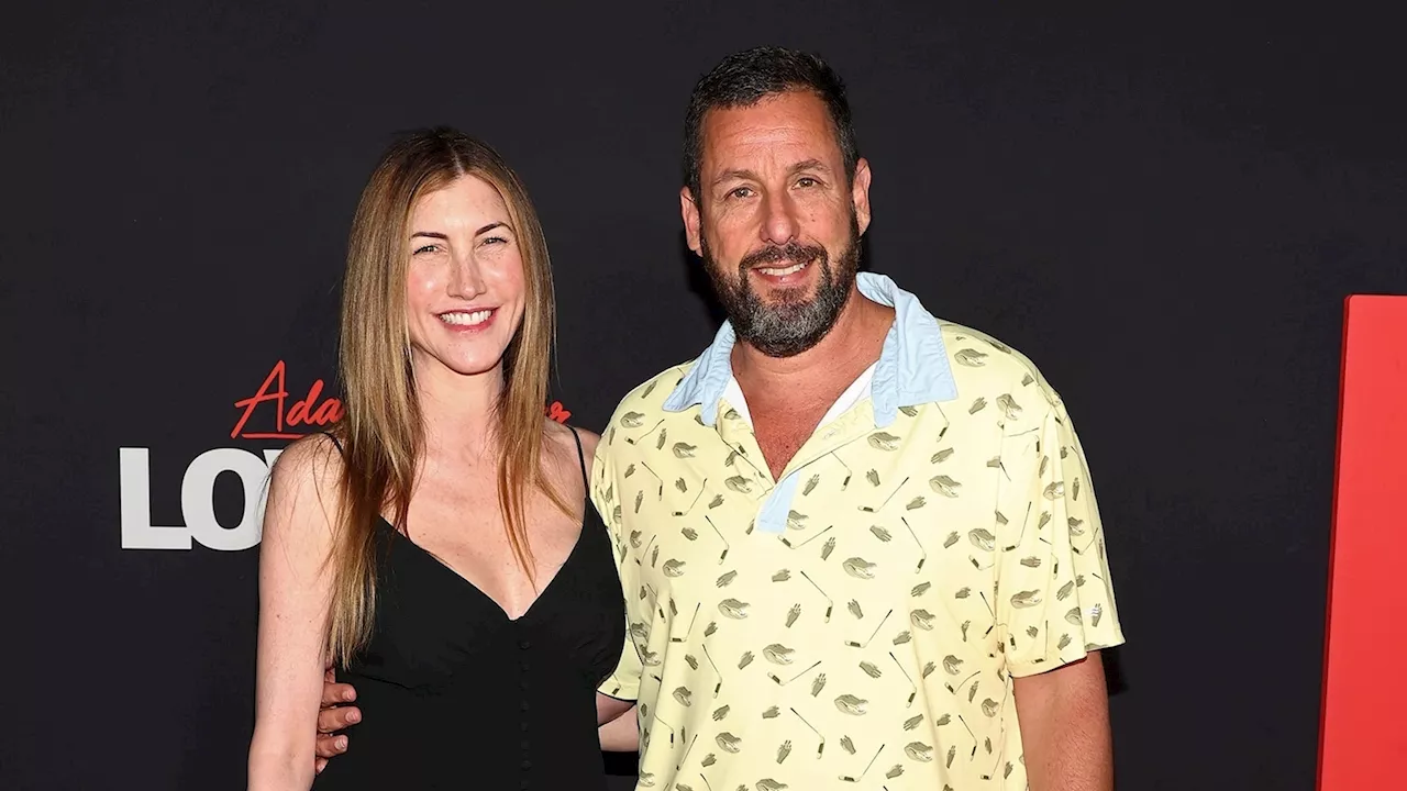 Adam Sandler steps out with wife Jackie at new comedy special premiere