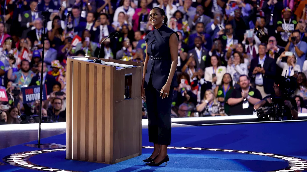 Michelle Obama returns to political spotlight with DNC speech backing Kamala Harris